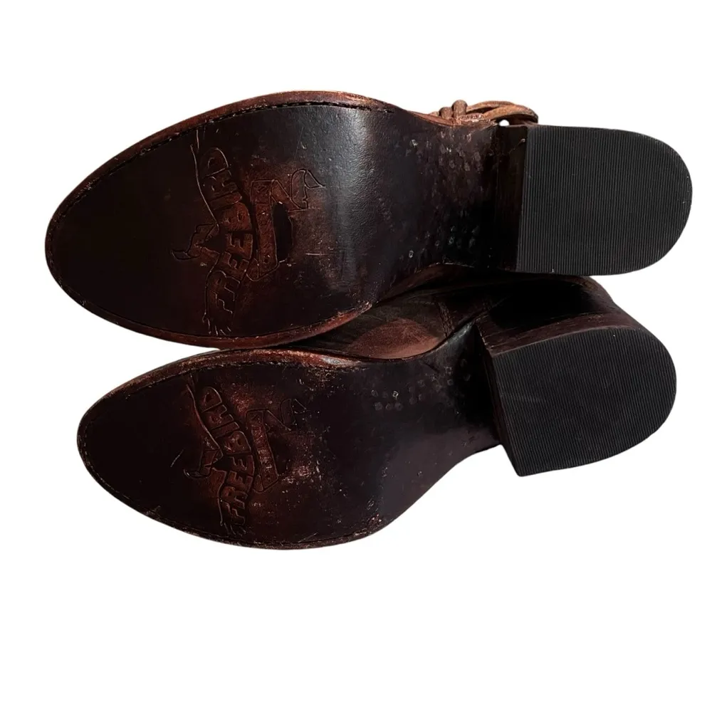 FREEBIRD by Steven Pikes Wrap Strap Boots, Sz 6 - Image 15