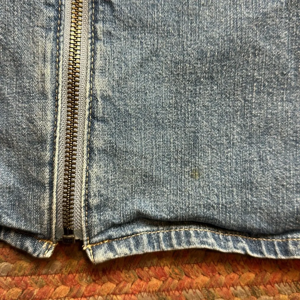 Madewell  ZIP UP LONG SLEEVE DENIM MINI DRESS - Image 4