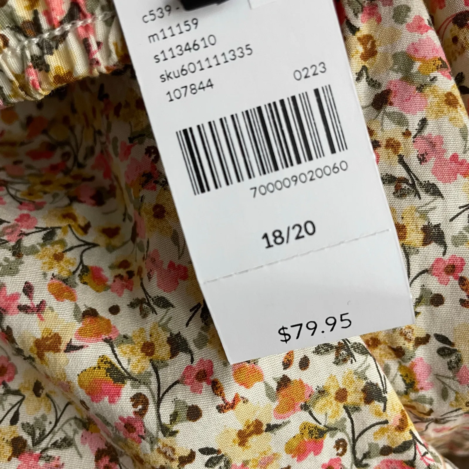 Lane Bryant Tiered Floral Long Maxi Skirt Front Slit Boho Western Plus 18 20 New - Image 12