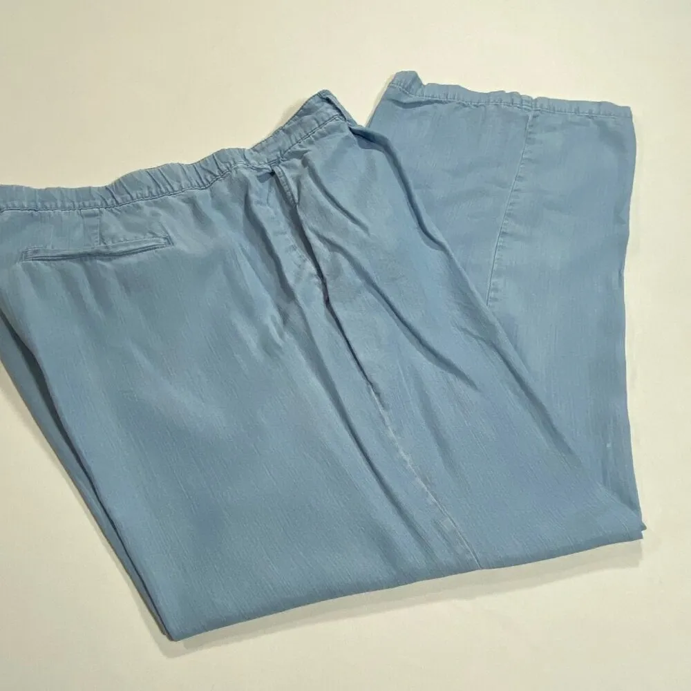 J. Jill Womens Size 18 Light Denim Loose Fit Pants - Classic Look - Image 9