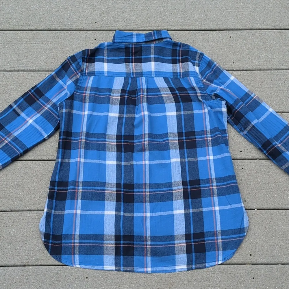 Old Navy The Classic Shirt Plaid Button Down Flannel - Image 13