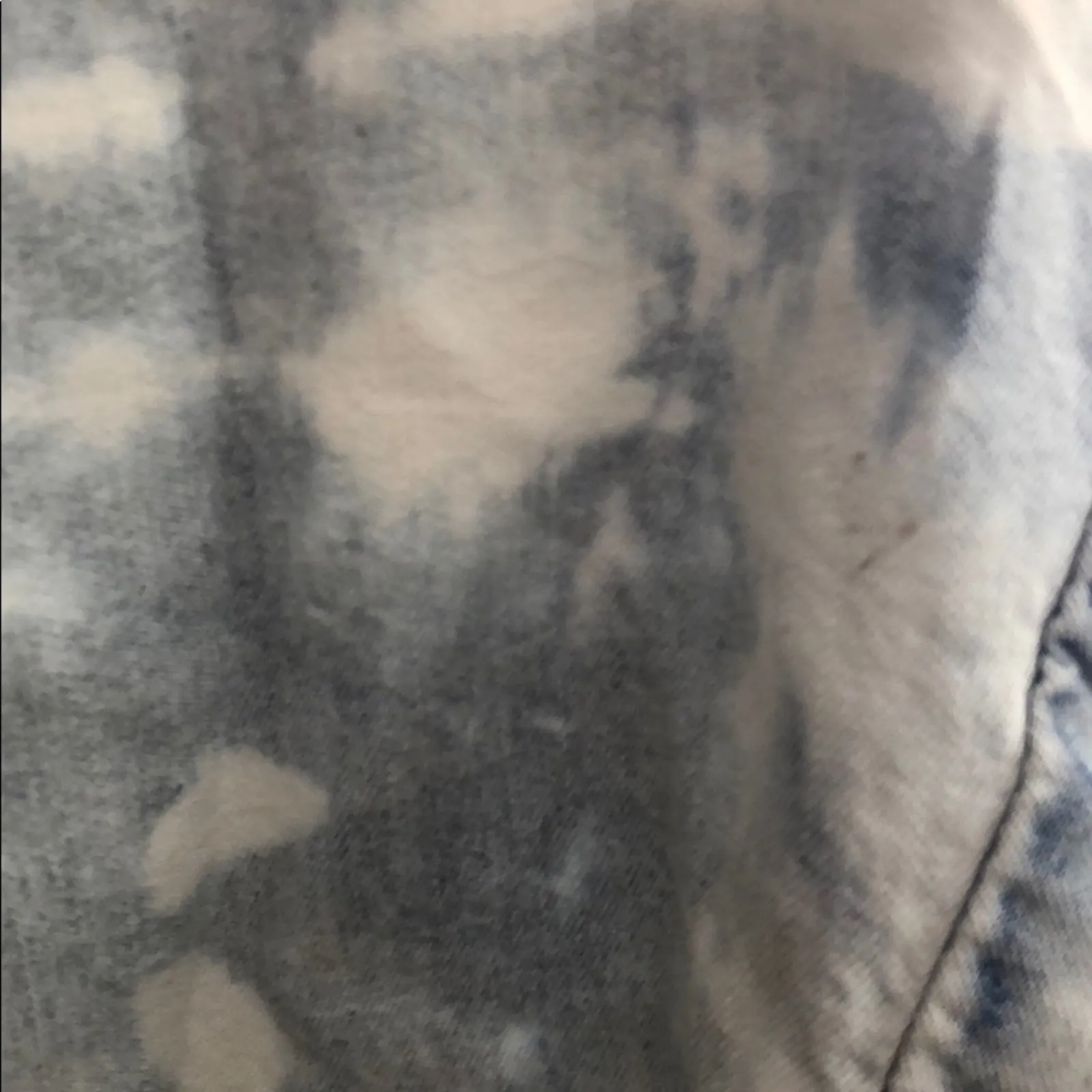 Tina Jo Top Denim Lace Up Blue Size XS - Image 6