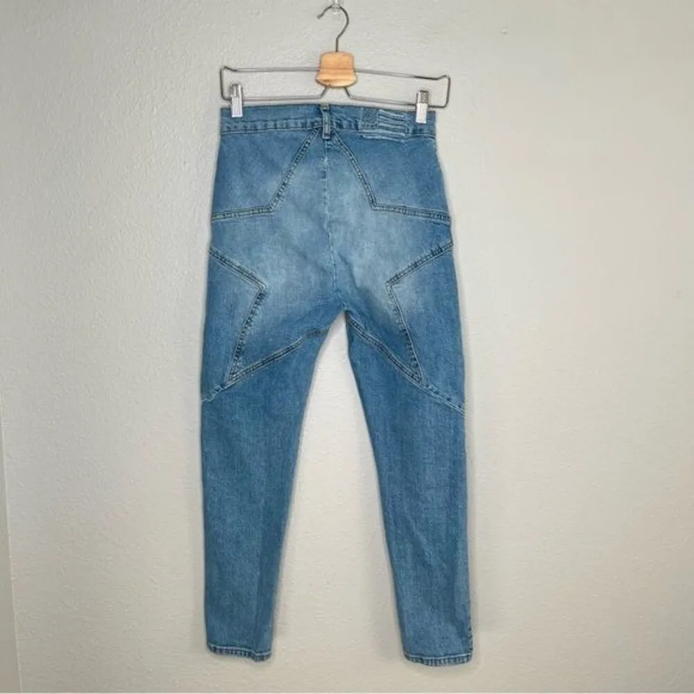 Revice denim star girl light wash high rise skinny jeans size 27 coastal cowgirl - Image 3