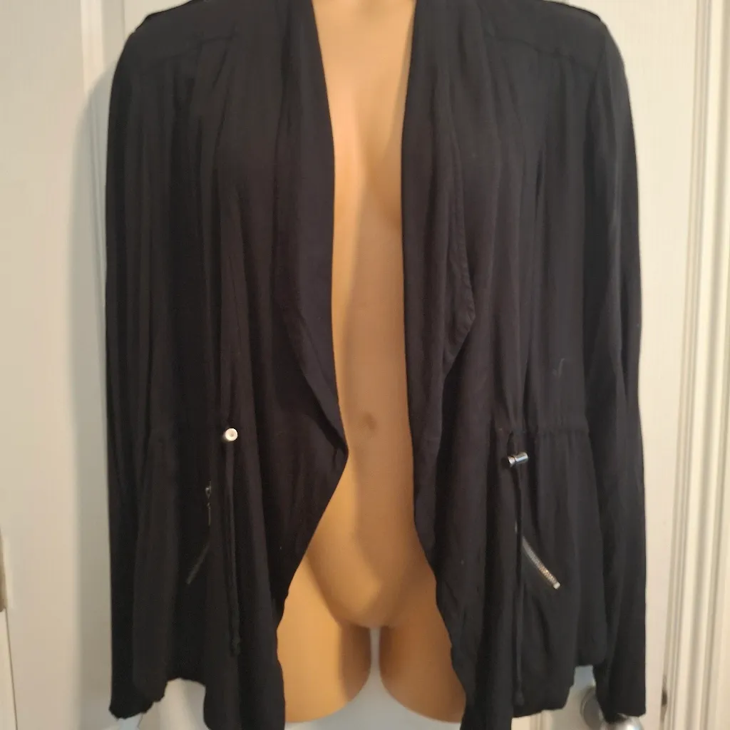 Maurices XL Black Women's Open Front Jacket - Image 8