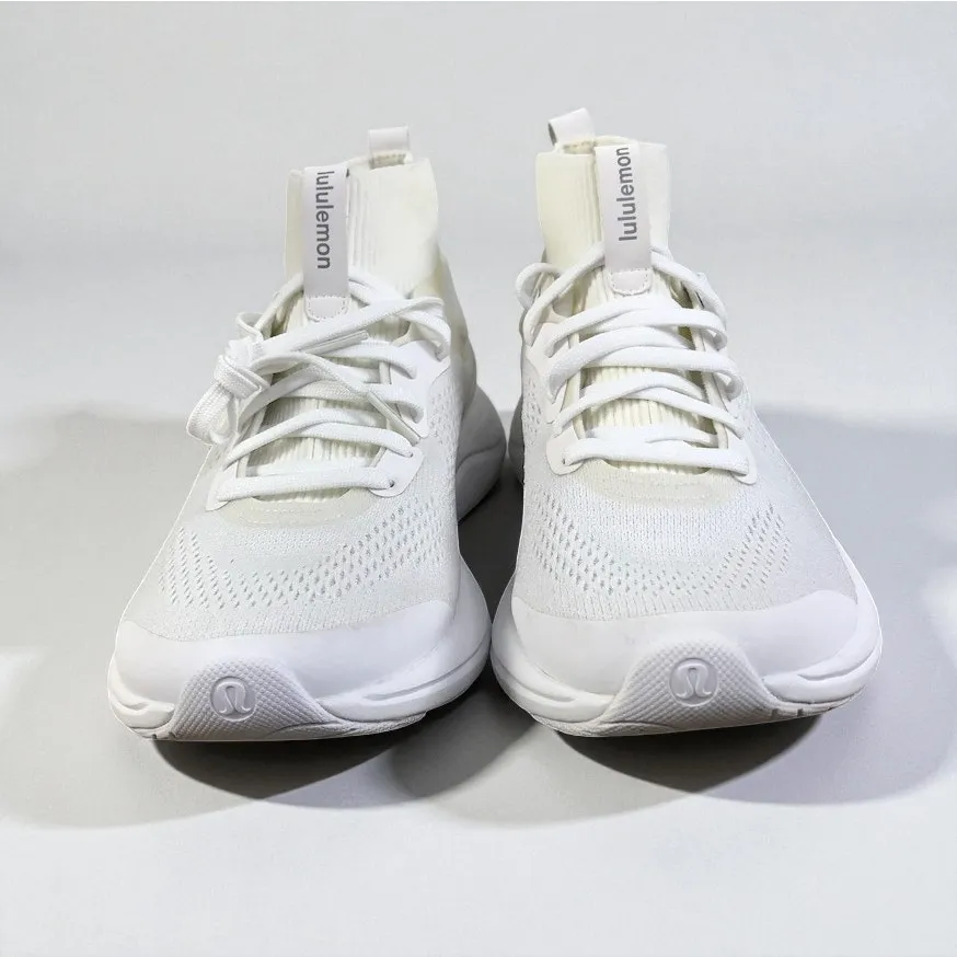 LULULEMON Chargefeel Workout Mid White Sneaker W 8.5 Run Lifestyle Gym Travel - Image 3
