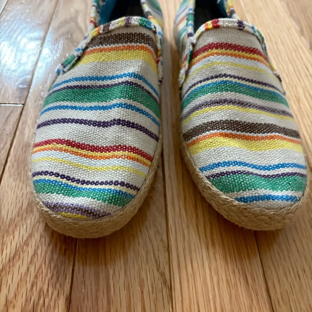 KEDS Multi Coloured Espadrilles slip-on Colourful Stripes 10 - Image 3