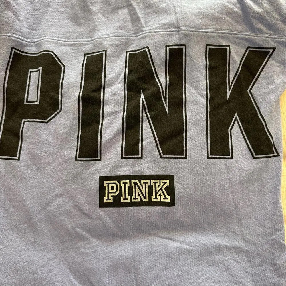 Victoria’s Secret Pink Campus Oversized Long Sleeve Shirt - Image 7