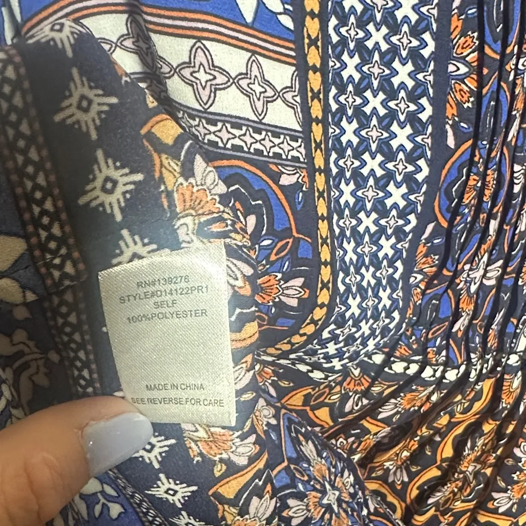 Daniel Rainn  Boho Kaleidoscope Print‎ Popover Top | Small - Image 5