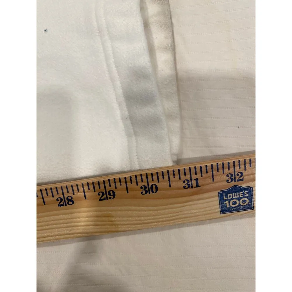 Aritzia Tna Women's Fleece Sweatpants Medium CozyAF White Drawstring Loungewear - Image 13