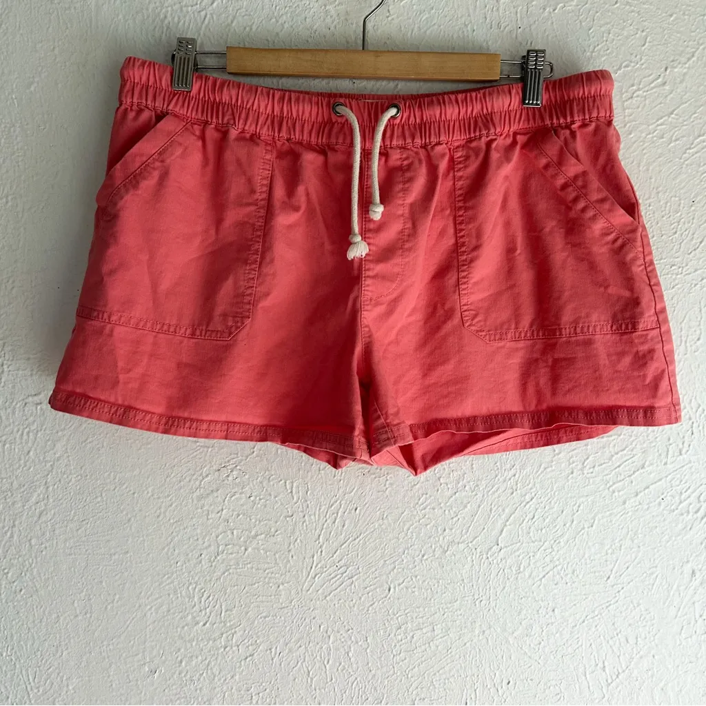 Pact Woven Drawstring Twill Short Paprika Sz Large Organic Cotton - Image 2
