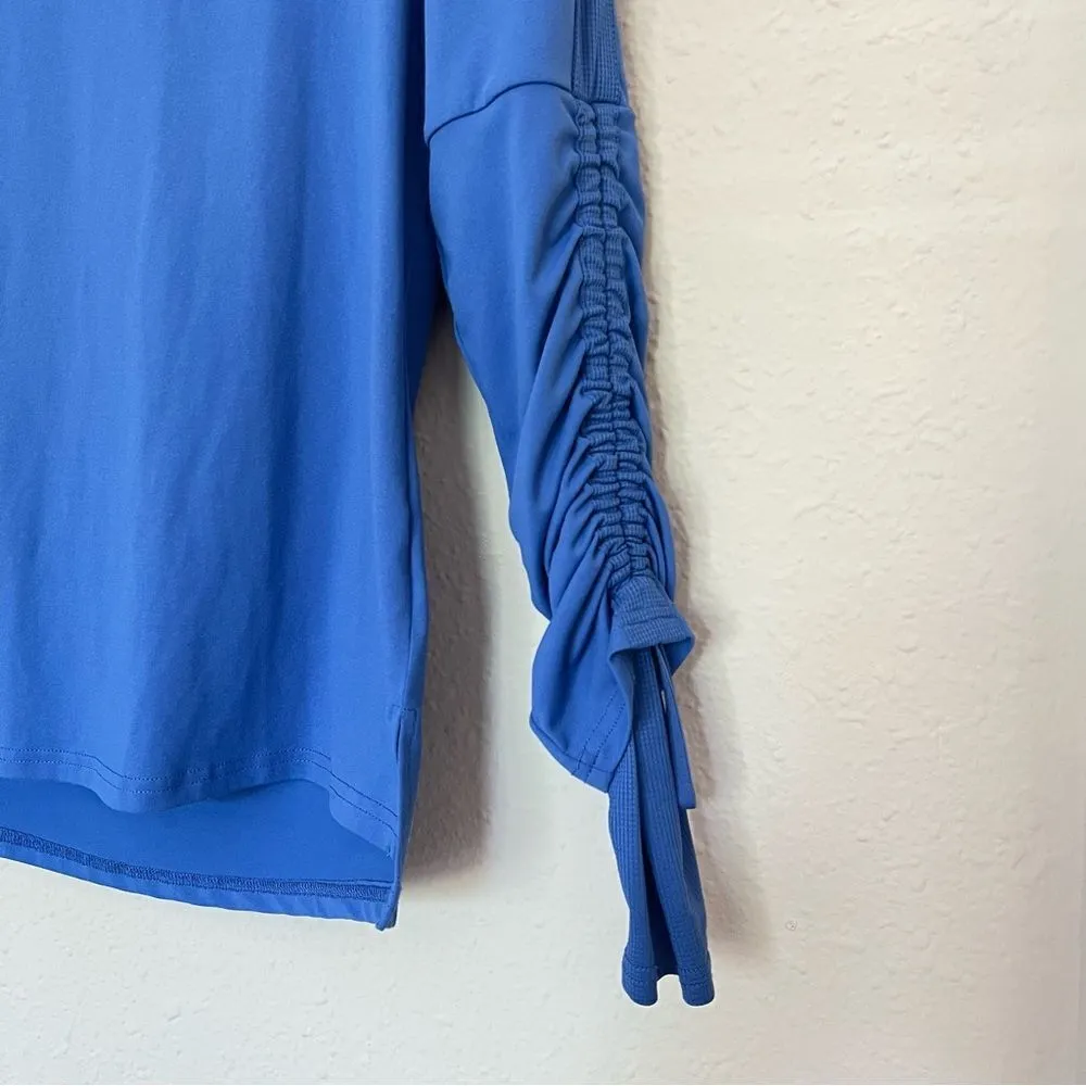 Fabletics Periwinkle Blue Cashel Adjustable Long Sleeve Cinched Top Size XS - Image 3