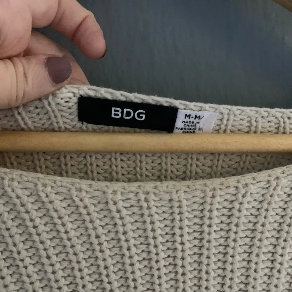 UO BDG creak & blue chunky knit tunic sweater - Image 7