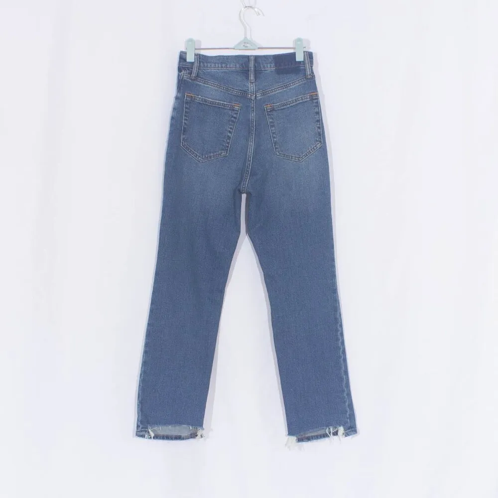 ABERCROMBIE & FITCH The Ankle Straight Ultra High Rise Jeans Size 26 - Image 7