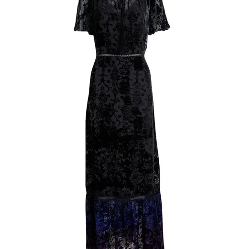 Elie Tahari Charlize Velvet Burnout Maxi Dress 6 - Image 5