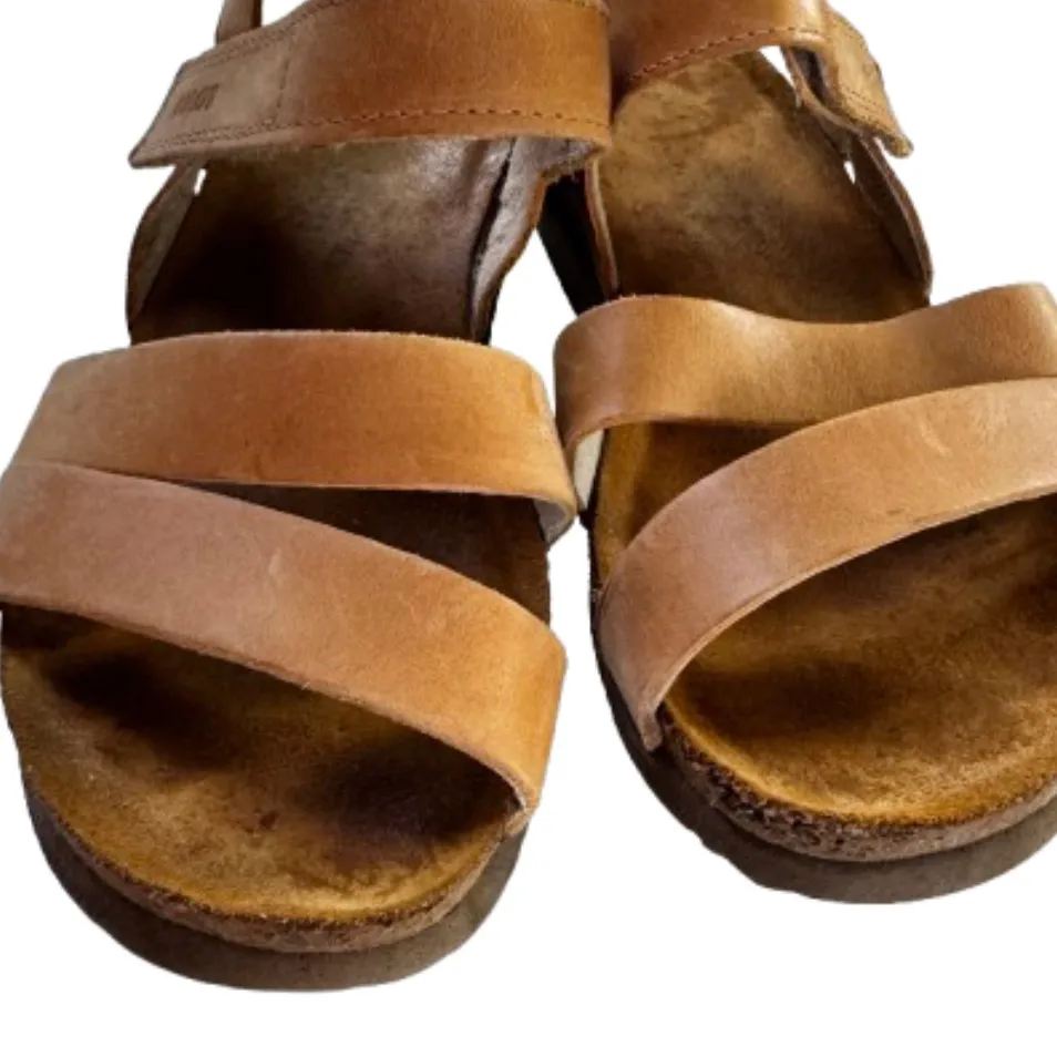 Naot Kayla Tan Wedge Sandals Size 6 - Image 6