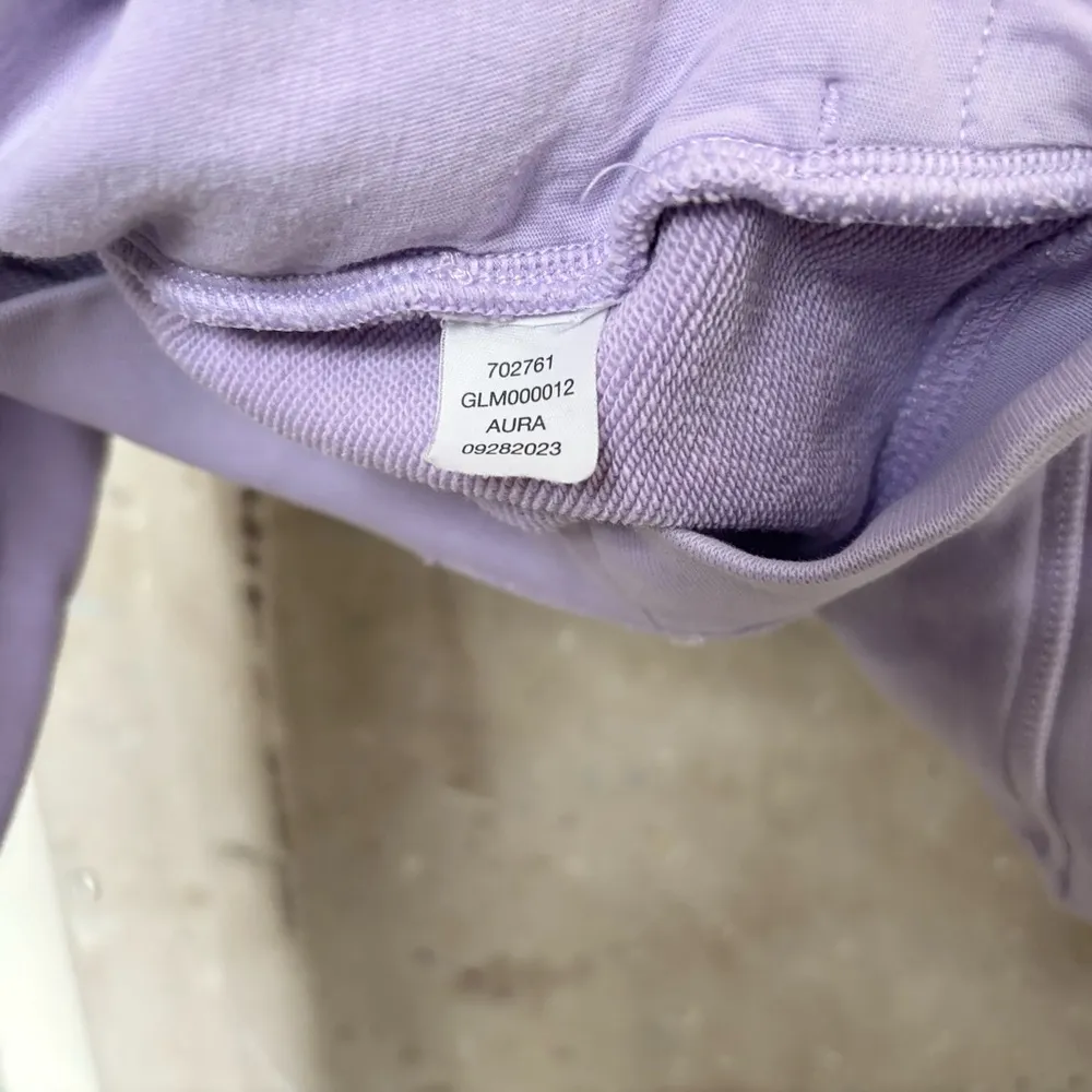 G/Fore Forever French Terry Raglan Crewneck Sweatshirt, Aura Purple Size M - Image 6