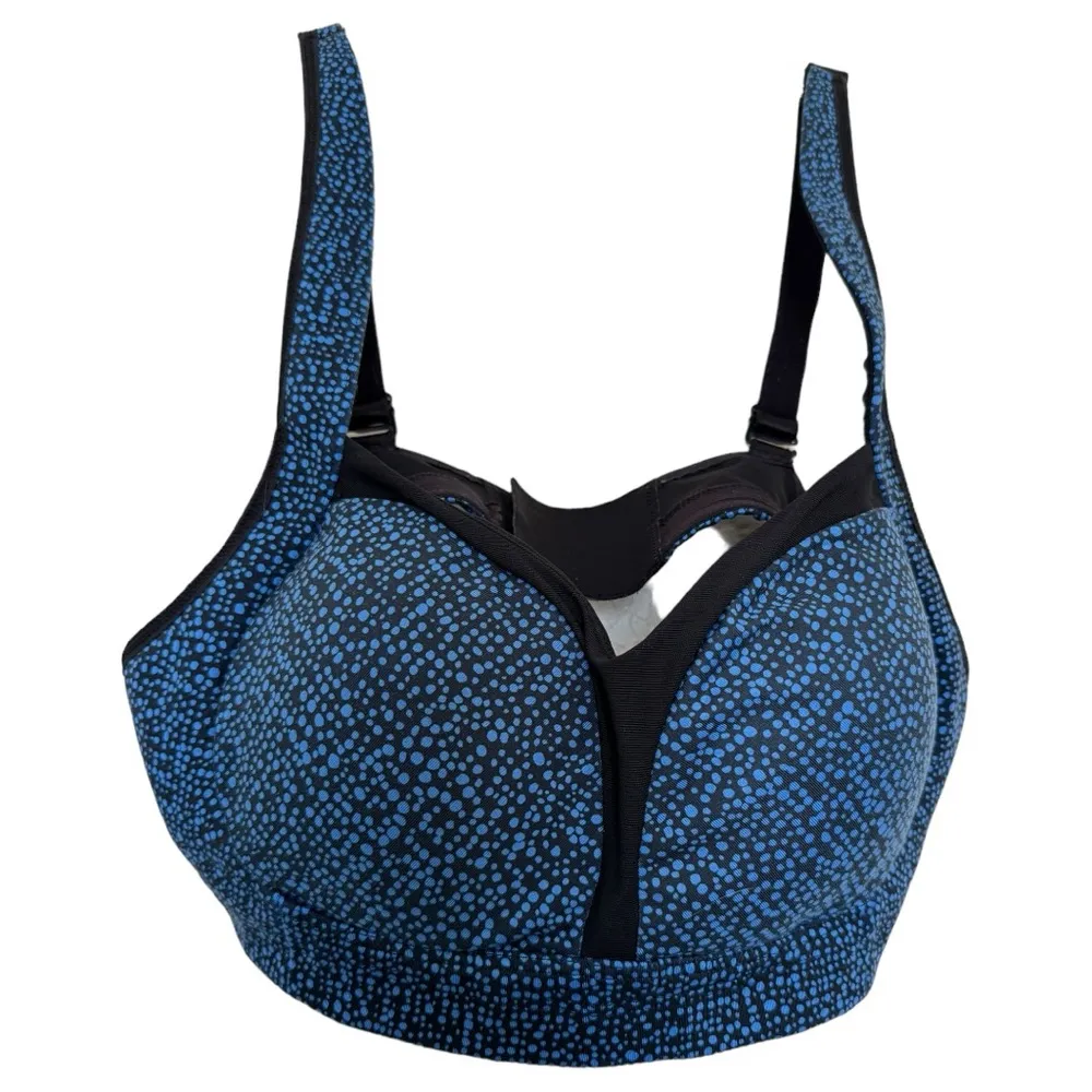 Lululemon Ta Ta Tamer III Bubbles Pipe Dream Blue Black / Black EUC - Image 2