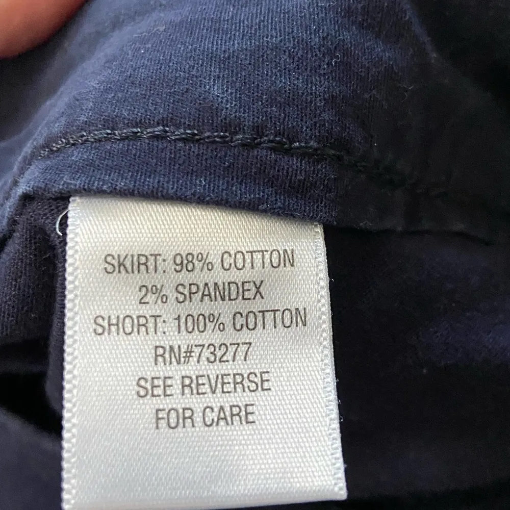 Croft & Barrow Skort Navy Stretch Waistband Size 10 - Image 3