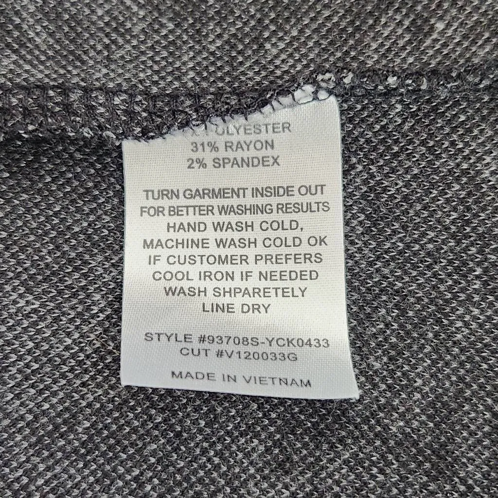 Enfocus Studio Gray Zebra Stripe Dress Size 20W Knee-Length Animal Print Dress - Image 8