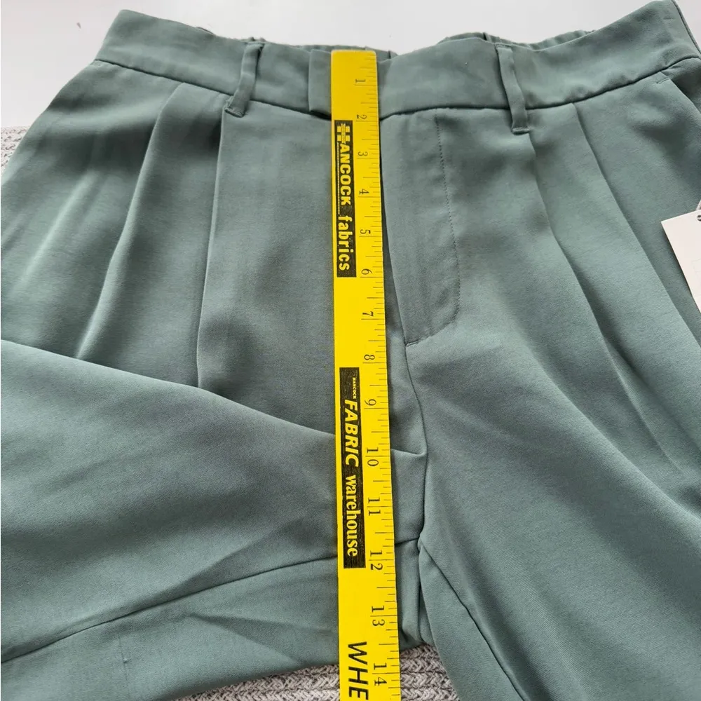 A New Day Sage Green High Rise Wide Leg Trousers Size 8 NWT - Image 6