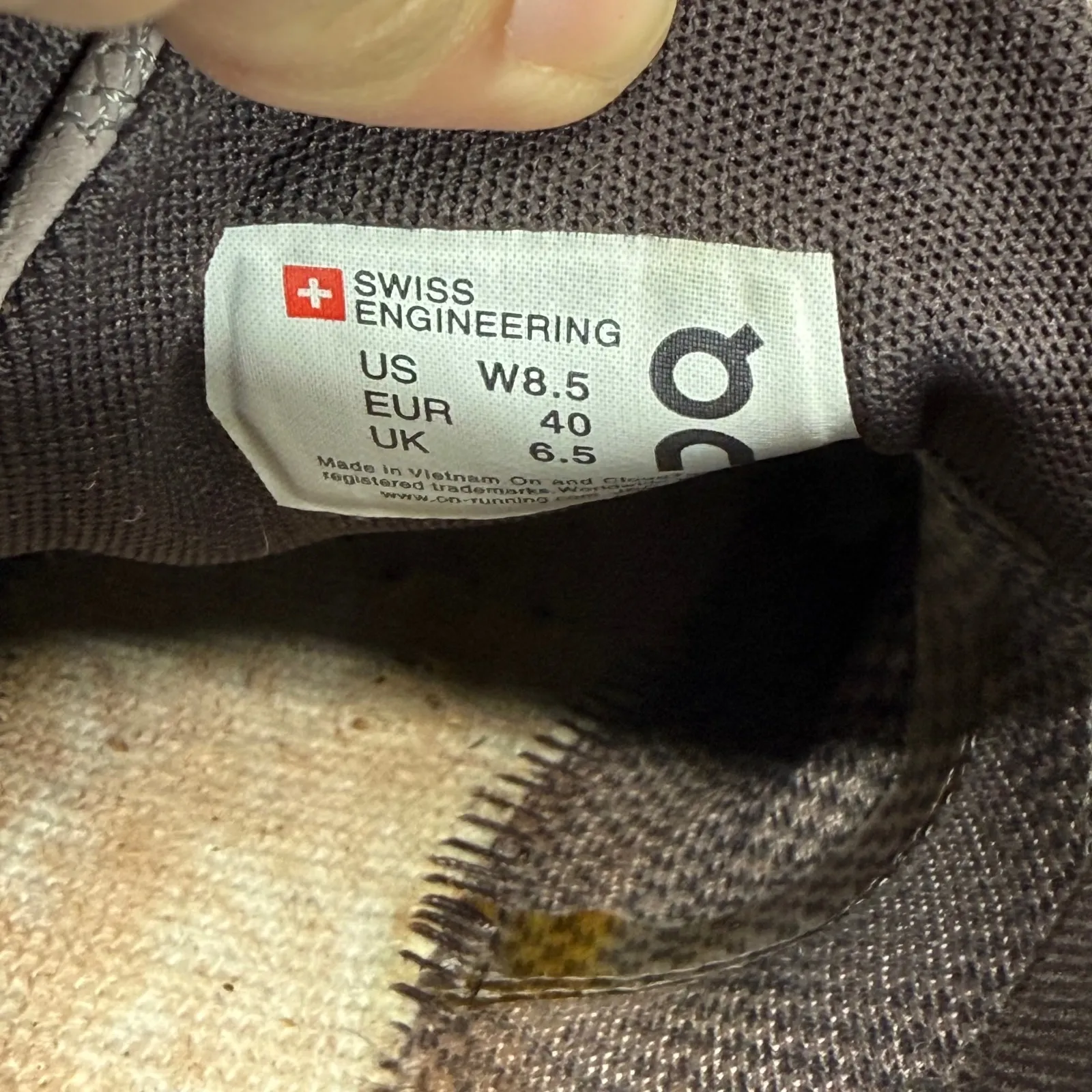 On Cloud Running Shoes Lightweight Athletic Sneakers Gray Women's 8.5 READ - Image 10