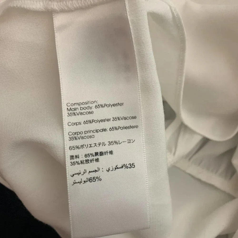 3.1 Phillip Lim Blouse Long Sleeve Empire Waist Satin White Size 4 *Stained - Image 8