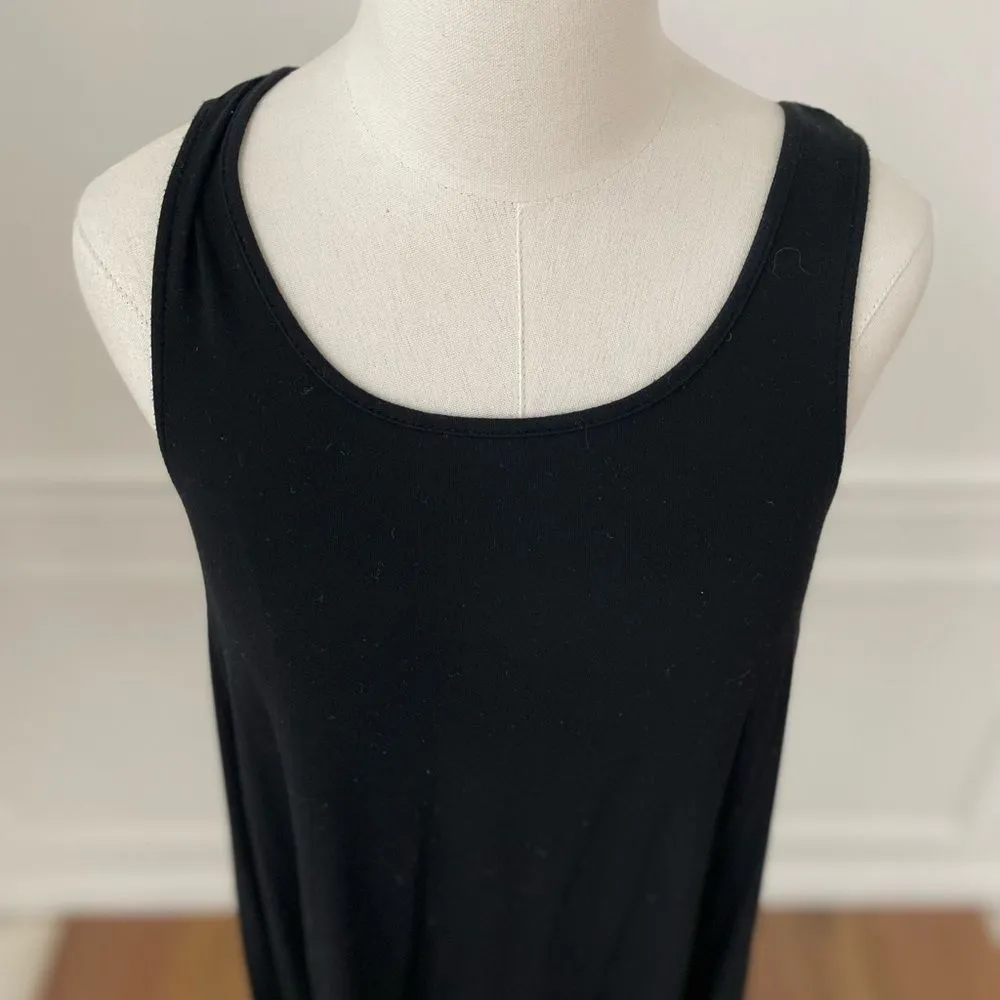 Umgee Black Tunic Tank Top Back Cut Out M - Image 4