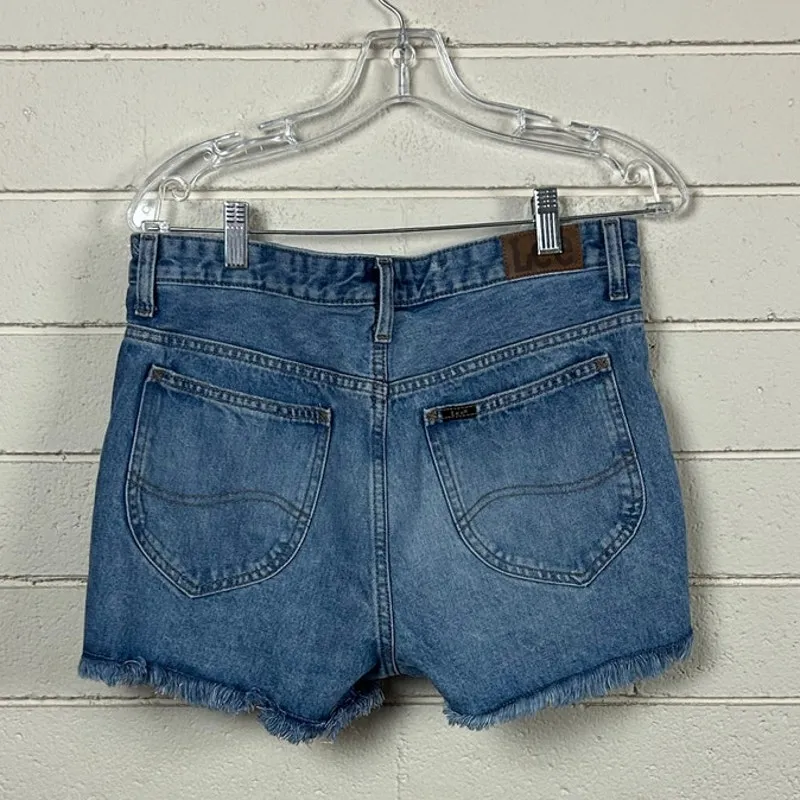 Lee Cut Off Jean Shorts size 8 - Image 6