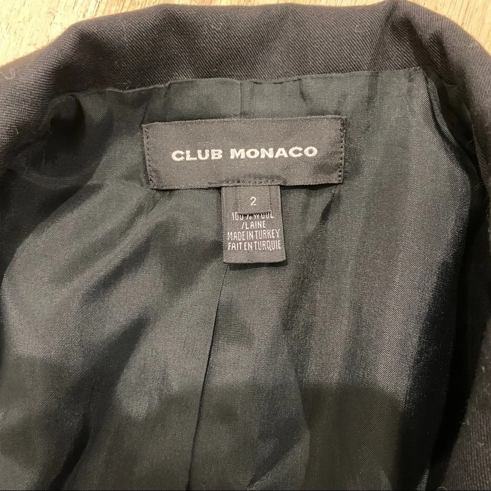 Club Monaco 100% wool blazer NWOT - Image 9