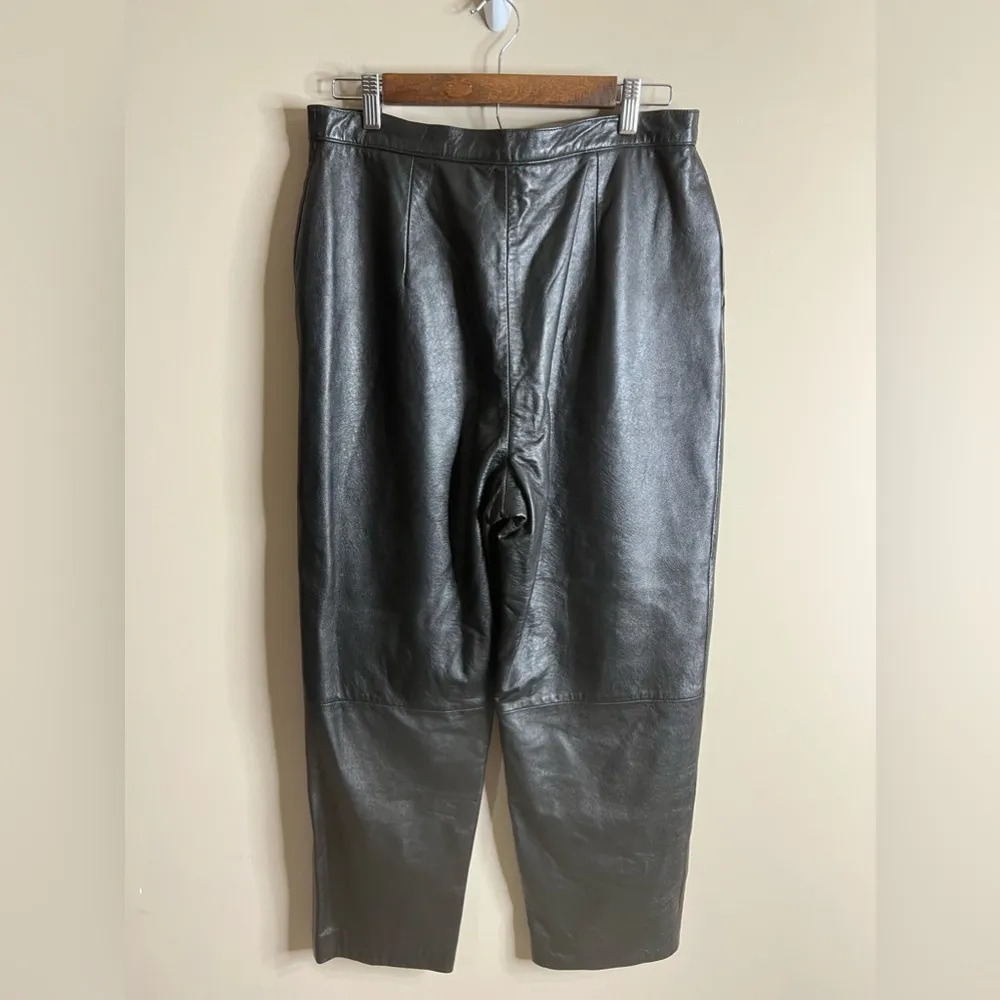 Vintage jones New York leather pants size 14 - Image 10