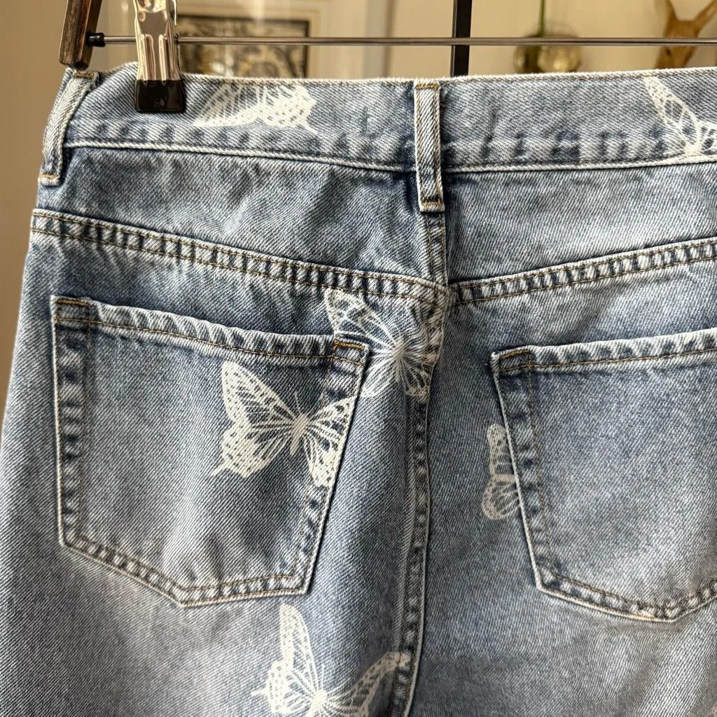 PacSun Eco Butterfly Ultra High Waisted Slim Fit Jeans Women’s 27 - Image 8