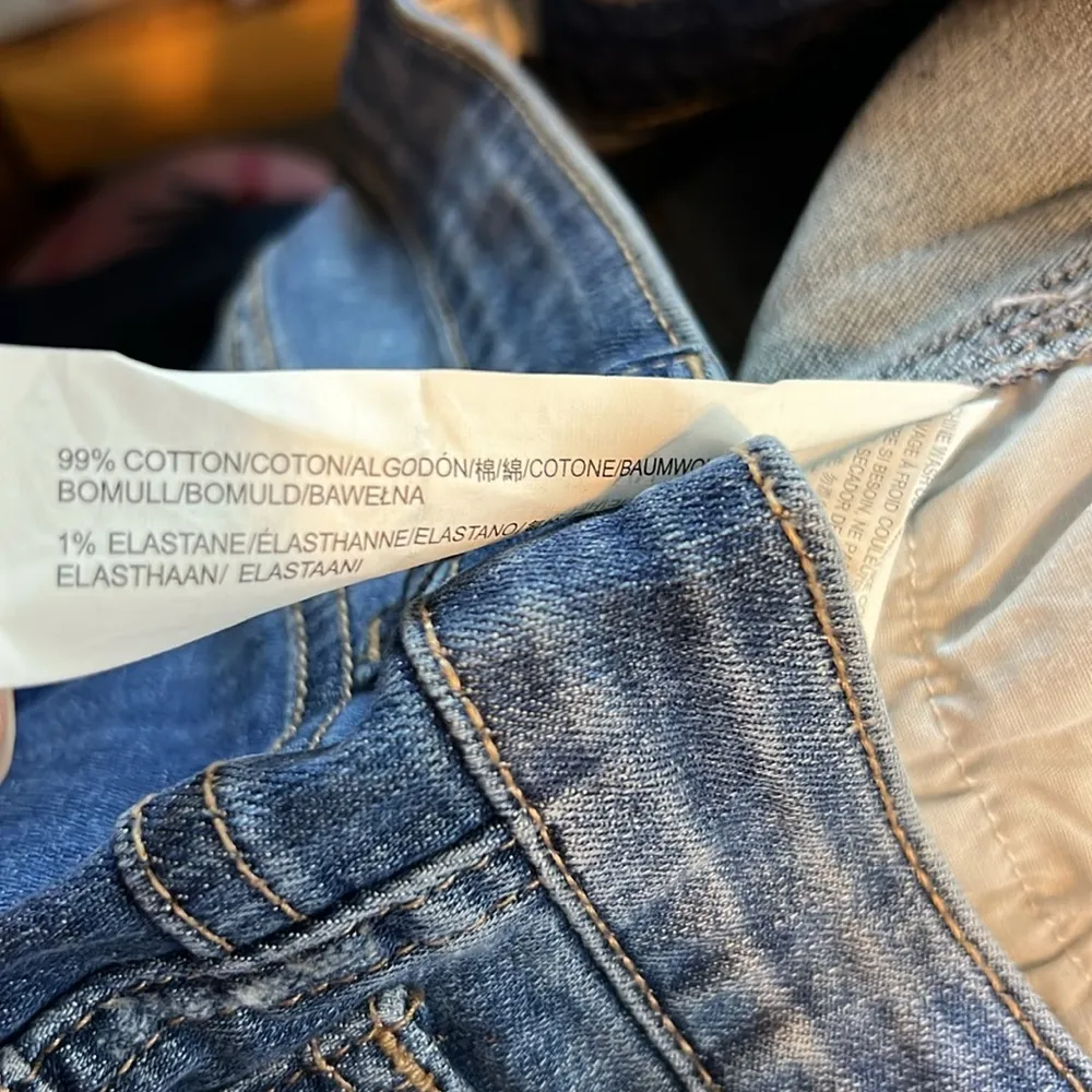 EVIDNT Los Angeles Size 28 Florence Straight Leg Asymmetrical Raw Cut Hem Jeans - Image 8