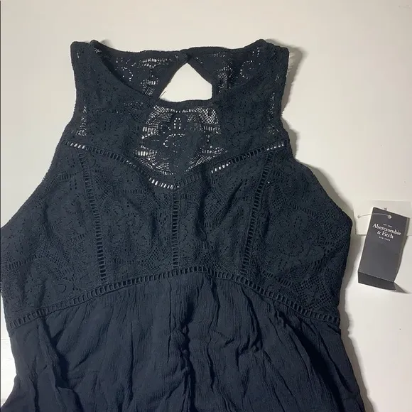 Hollister Black Lace Top Dress - Image 2