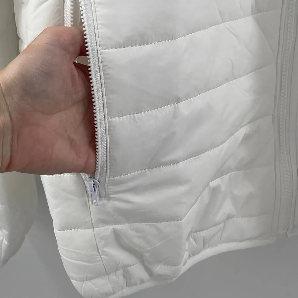 HARD ROCK HOTEL & CASINO SIOUX CITY Puff Jacket SZ Extra Large White Pink NWT - Image 9