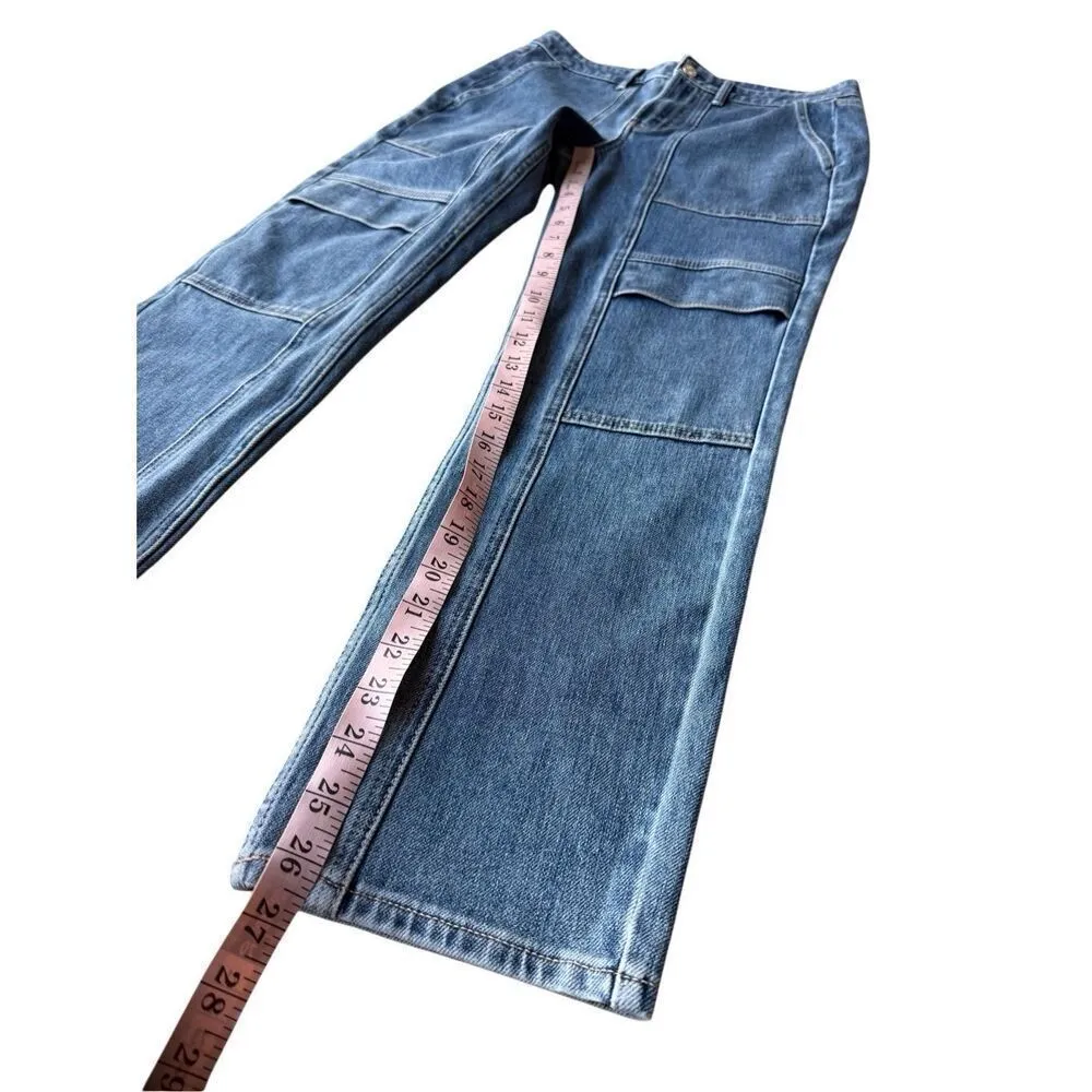 White House Black Market High-Rise Cargo Straight Jean - Image 7