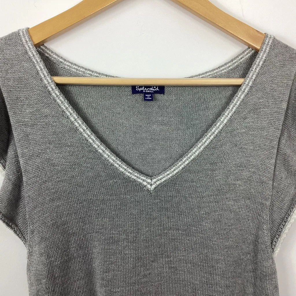 Splendid Sweater Vest Flutter Sleeve Size XS - Image 2