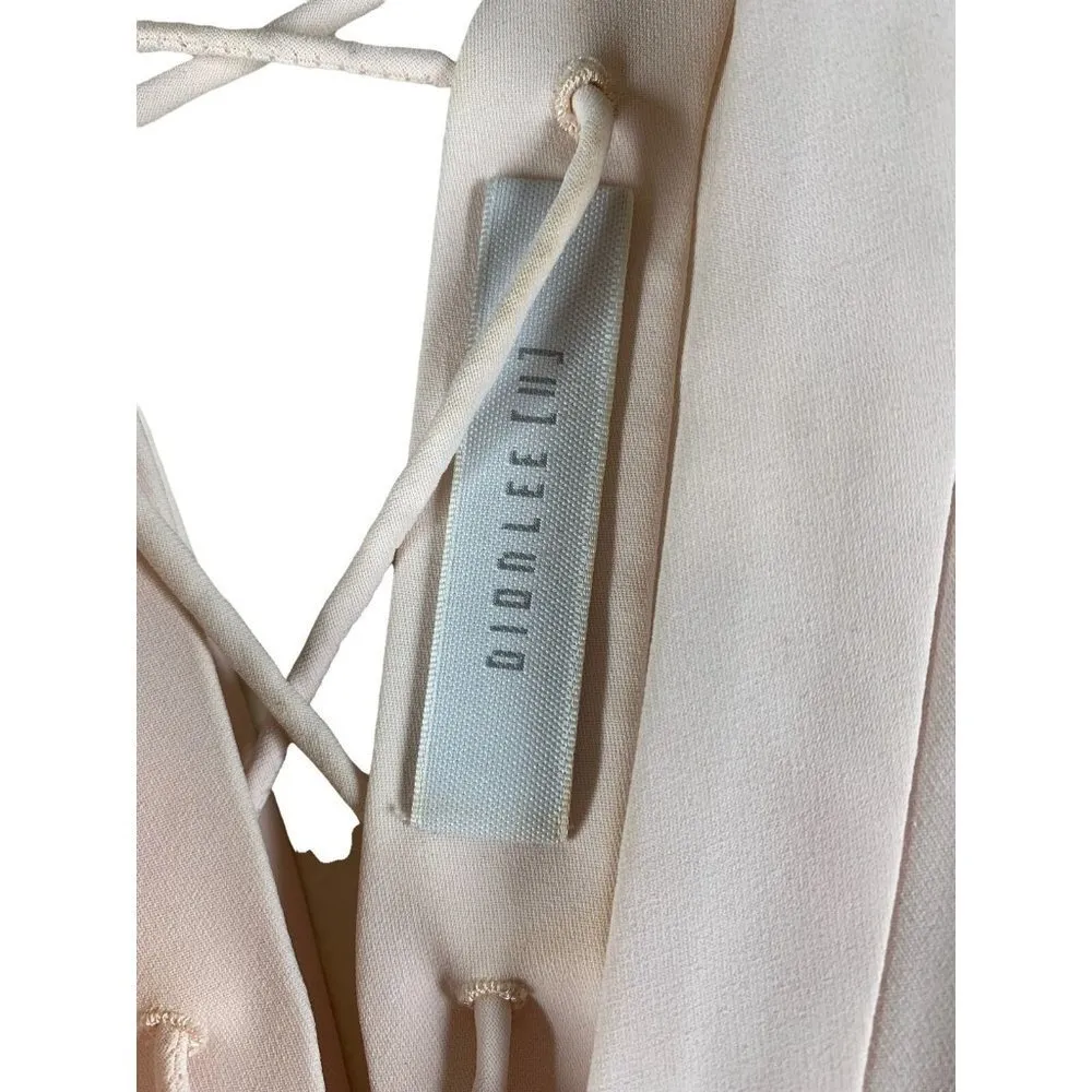 Dion Lee Pale Pink Crepe Lace - Image 6