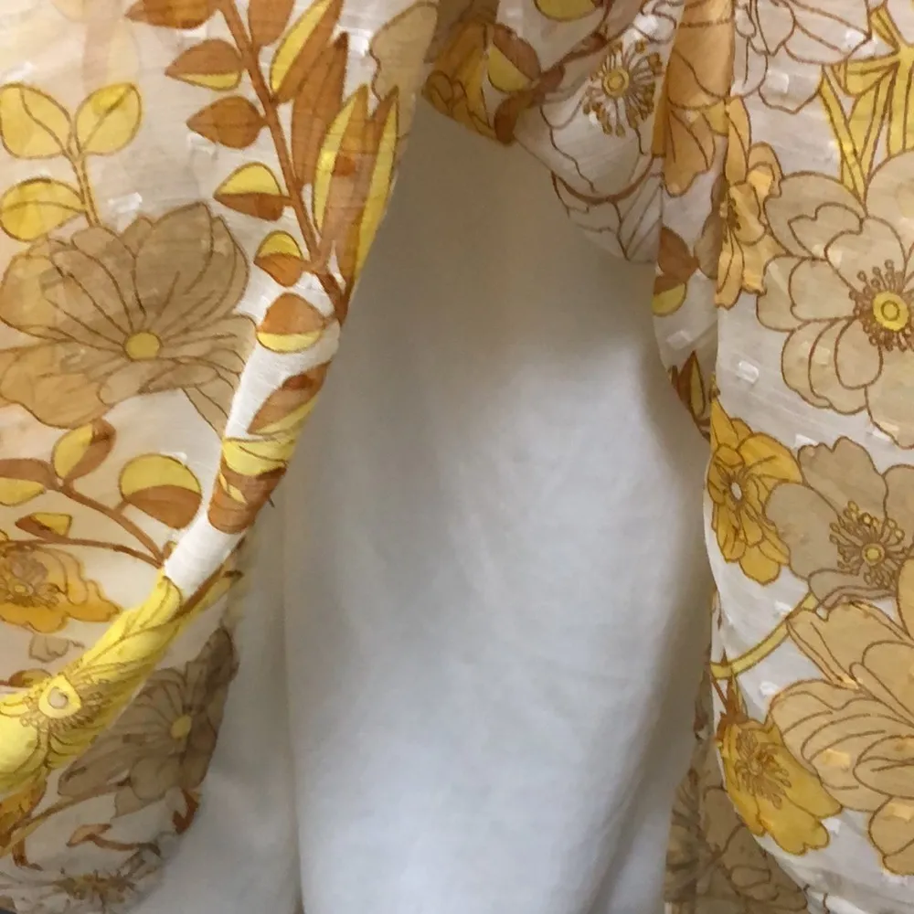 Charlotte Russe Floral Deep Plunge Tiered Chiffon Maxi Dress - Image 6