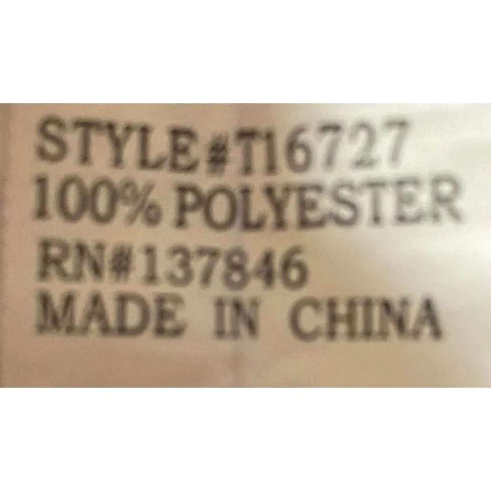 Roommates Floral Petal Sleeve Cinched High Collar Blouse Top Women's Sz S​ - Image 14