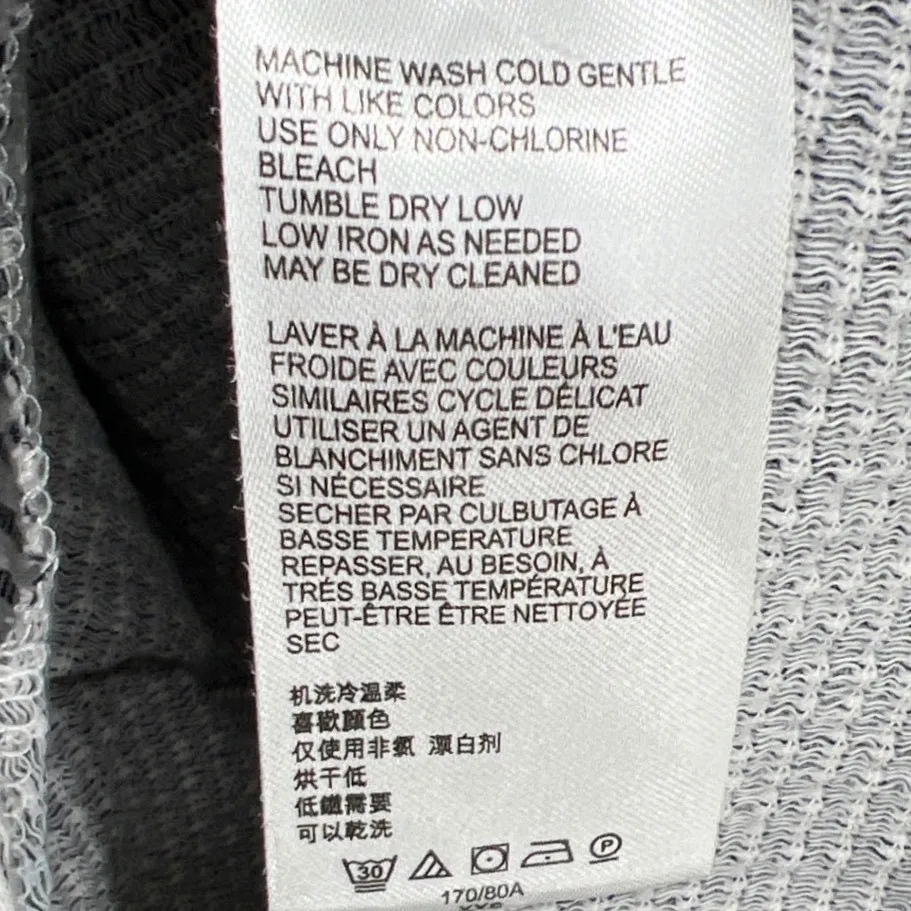 Maeve Anthropologie Wrap Vest Top Black White Gingham Button Front XXS EUC - Image 5