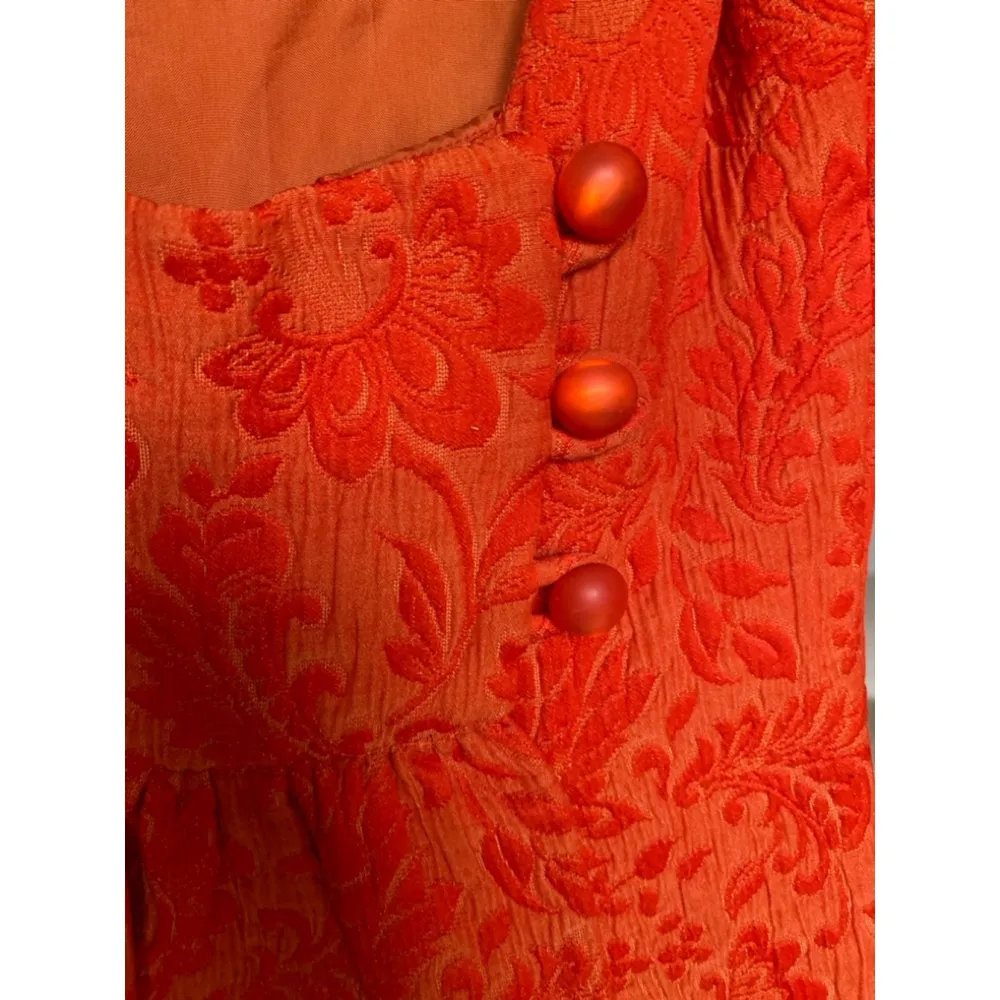 Anthropologie Mini Dress Boho Floral Summer Garden Party Wedding Spring Brunch - Image 8