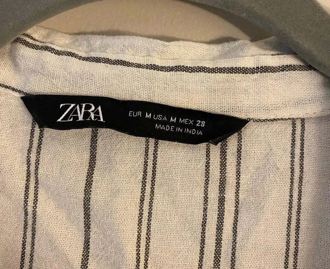 ZARA Striped Button Down Shirt - Image 3