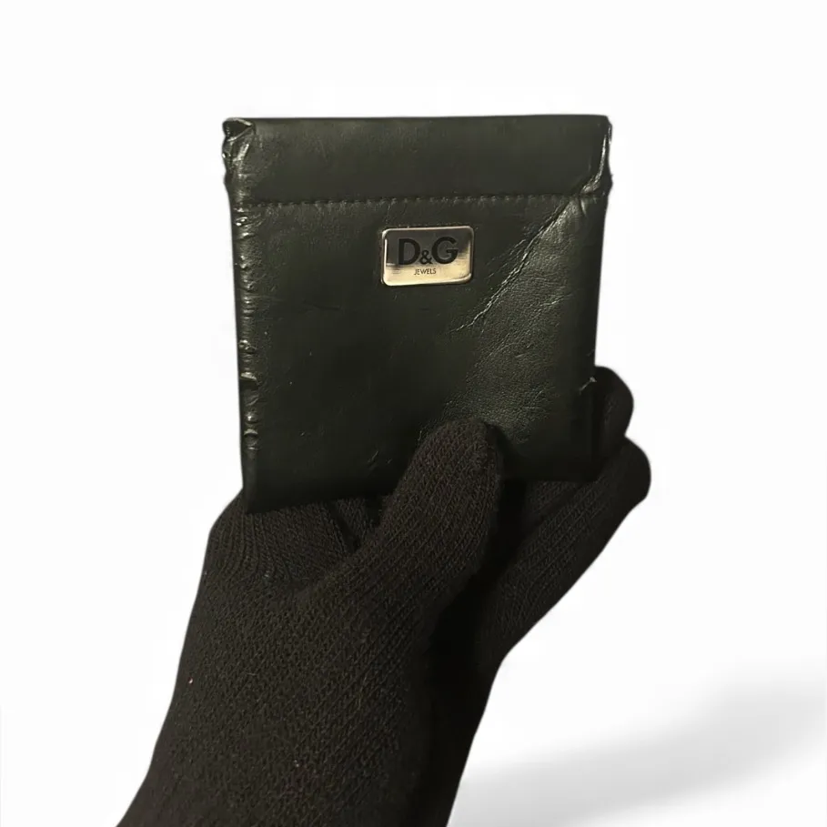 Vintage D&G Jewels Clear Crystal Heart Necklace w Logo Pendant Original Packing - Image 10