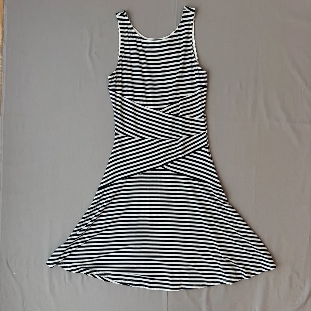 Market & Spruce Striped Crisscross Dress NWT Women's S - Image 3