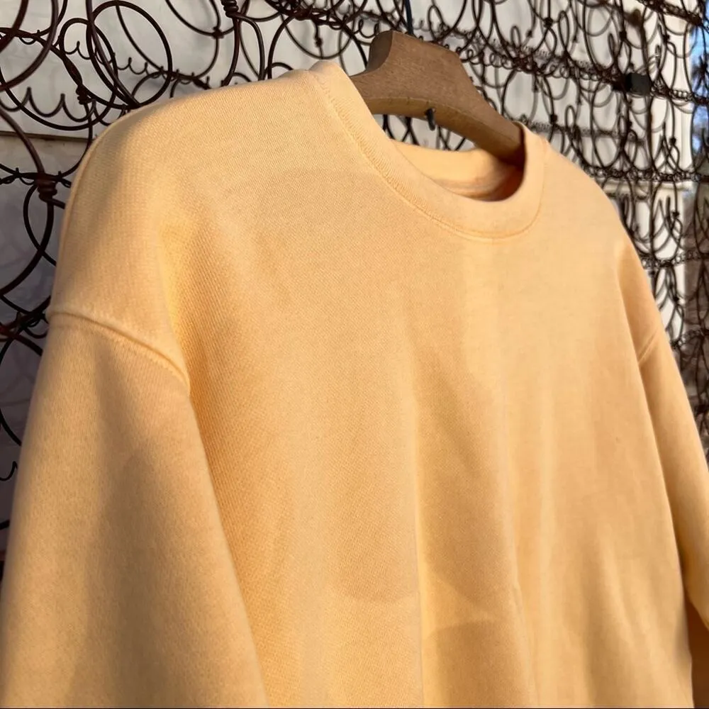 Madewell (Re)sourced Cotton Swing Sweatshirt creamsicle orange XXS - Image 4