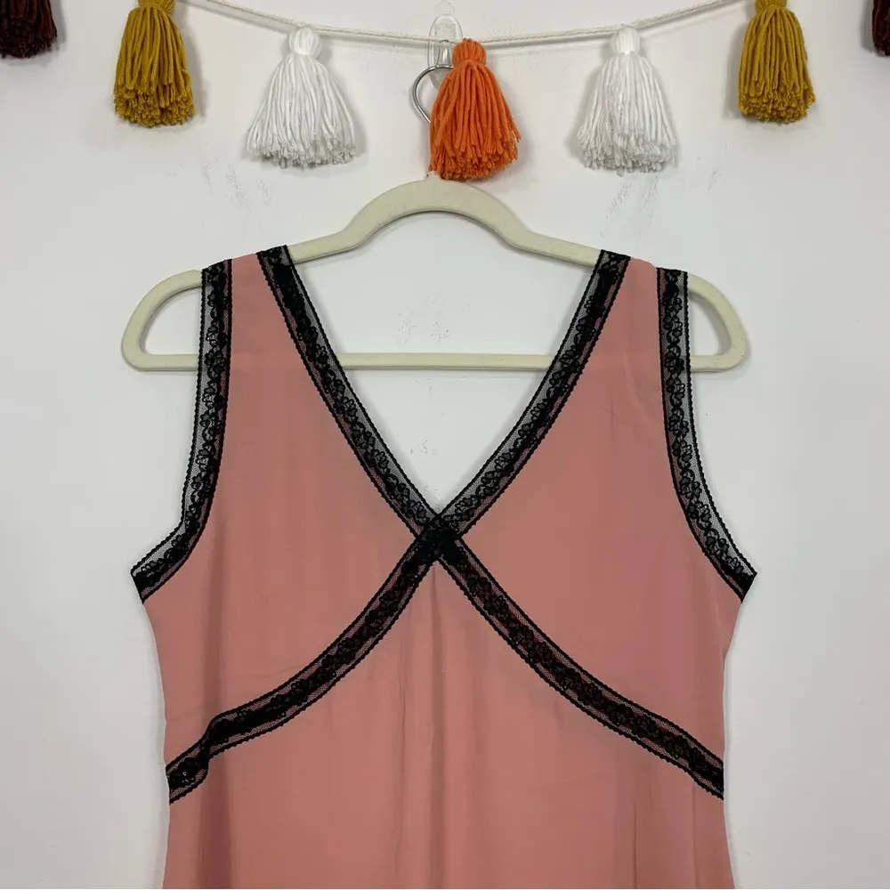 NWT J. Crew Lace Insert V-Neck Camisole Pink Size 6 - Image 6