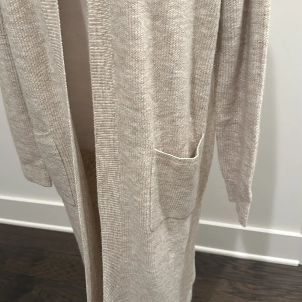 Stitches and Stripes Ling Open Front Cardigan Sz S Tan - Image 2