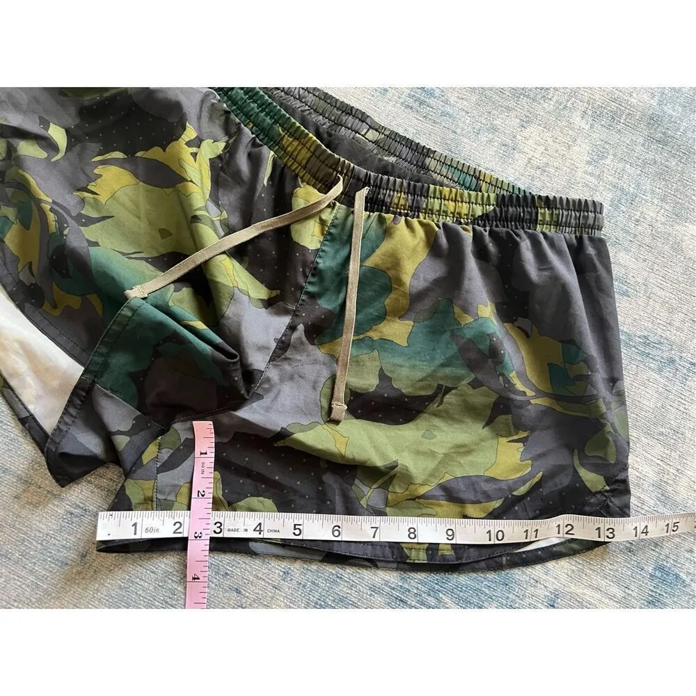 Old Navy Active Green Black Athletic Running Shorts Medium - Image 5