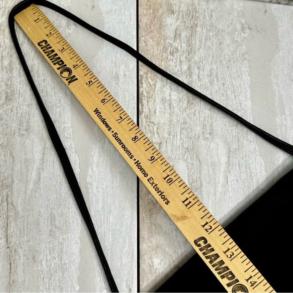 Liz Claiborne Vintage 90s Black Leather Shoulder Bag Minimalist Working Girl - Image 9