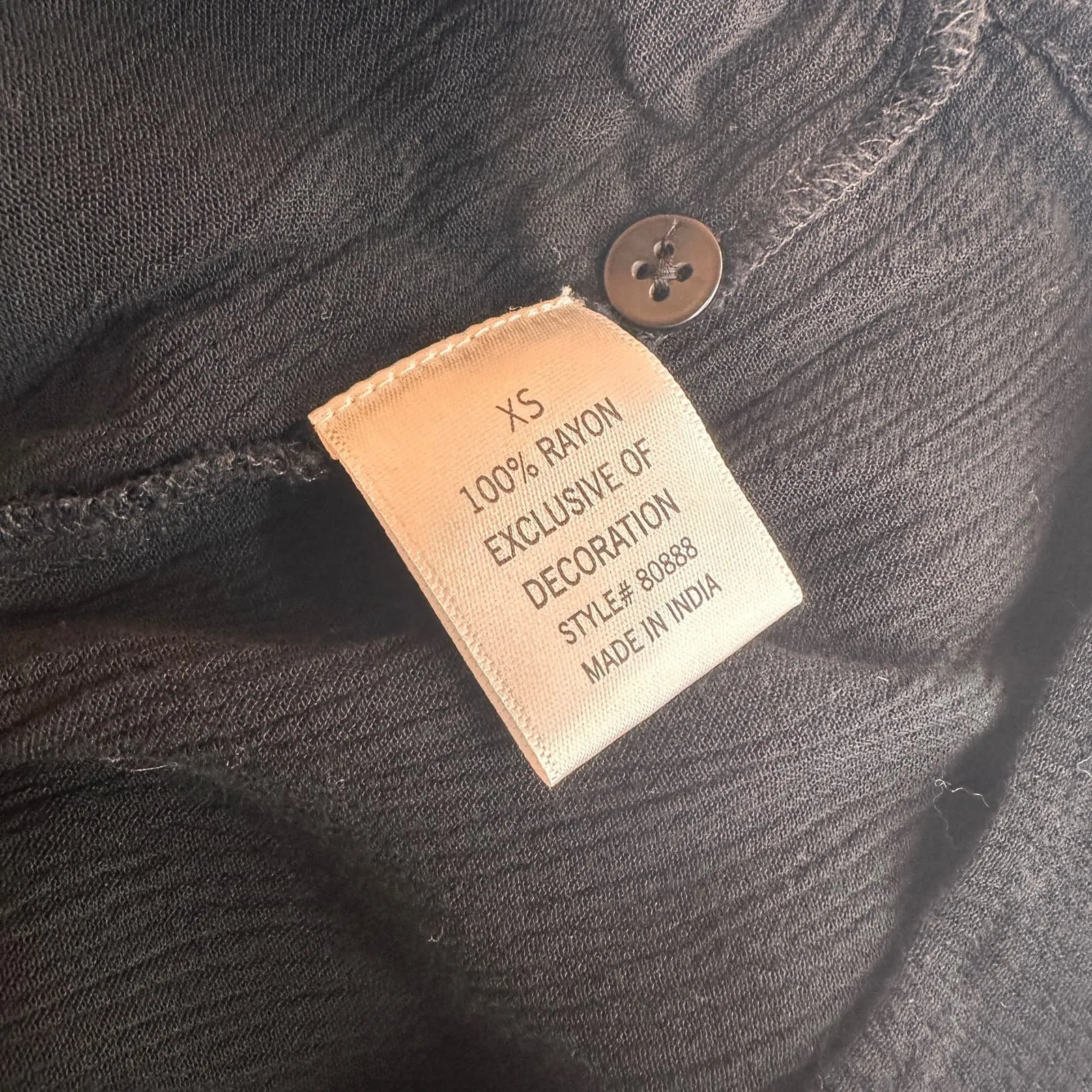 Francesca's Harper Heritage Peasant Embroidered Blouse Size XS - Image 7